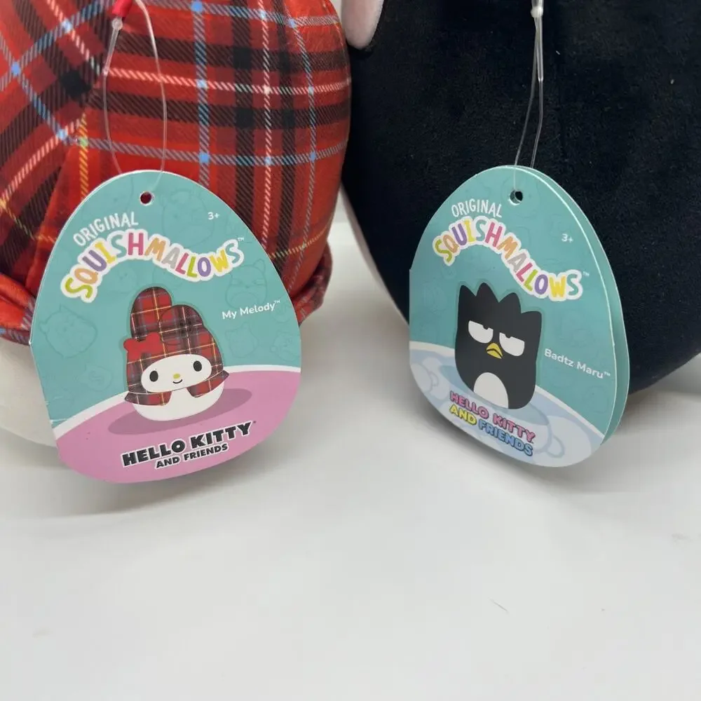 Squishmallows Hello Kitty & Friend My Melody Plush Sanrio 8